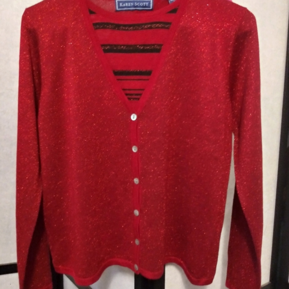 Karen Scott sweater/undershirt